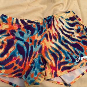 ASICS  bright shorts work out running M